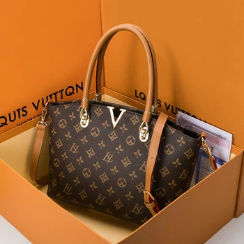 

Genuine Leather Women Shoulder Messenger Bag 2020 Fashionable Flower Printing Purses and Handbags Luxury Designer Louis Bags Gg