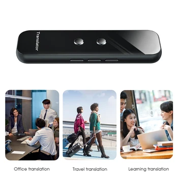 

kebidumei 40+ Languages Translator Smart Instant Real Time Voice 3 In 1 Voice/Text/Photographic For IPhone Android
