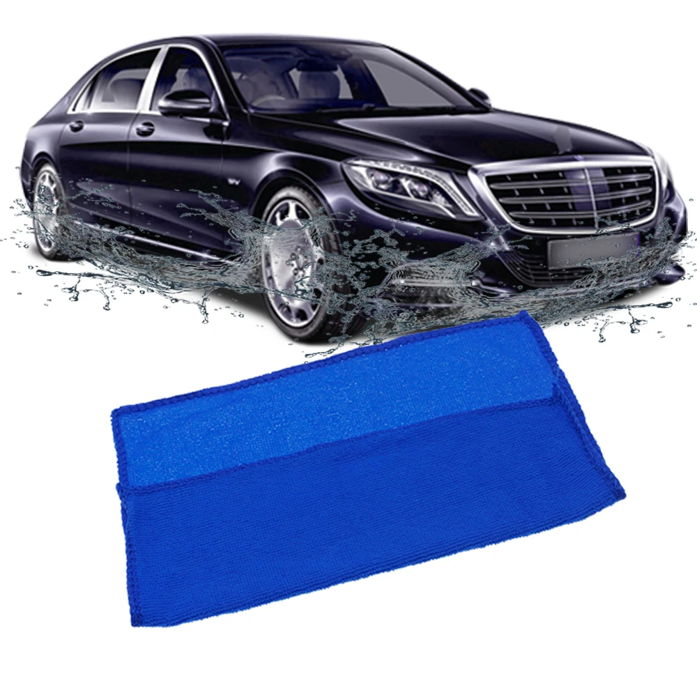 Hviero Absorbent Towel Thicken Microfiber Suede Cloths Auto Car Motorcycle Cleaning Car Care Wash Beauty Supplies Tools Sticker 30cm