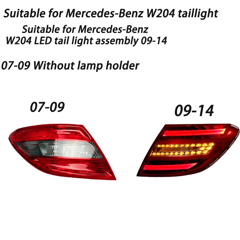 Автомобильный задний светильник для Mercedes Benz 2007 2014 W204 C180 C200 C220 C260 C280 C300