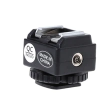 C N2 Heißer Schuh Konverter Adapter PC Sync Port Kit Für Nikon Flash Zu Canon Kamera Neue