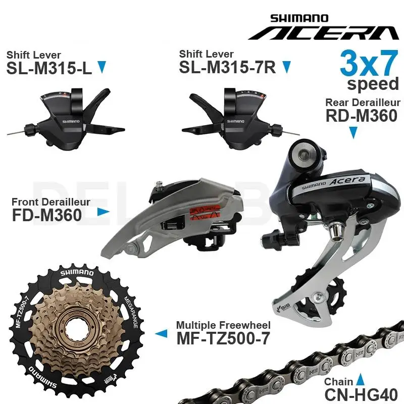 Mountain Bike Harga Groupset Shimano Acera Speed Road Bike Harga