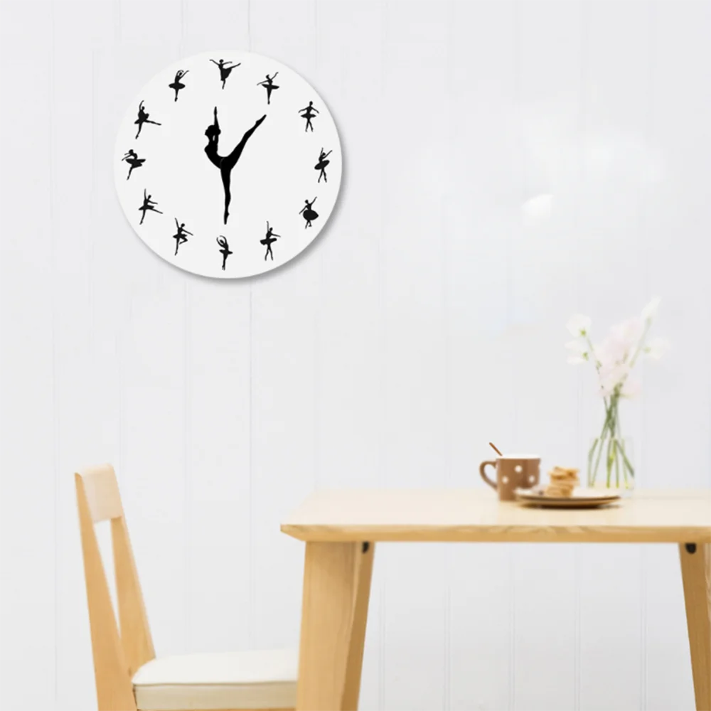 Декоративные настенные часы для йоги спортивного зала фитнеса домашнего декора