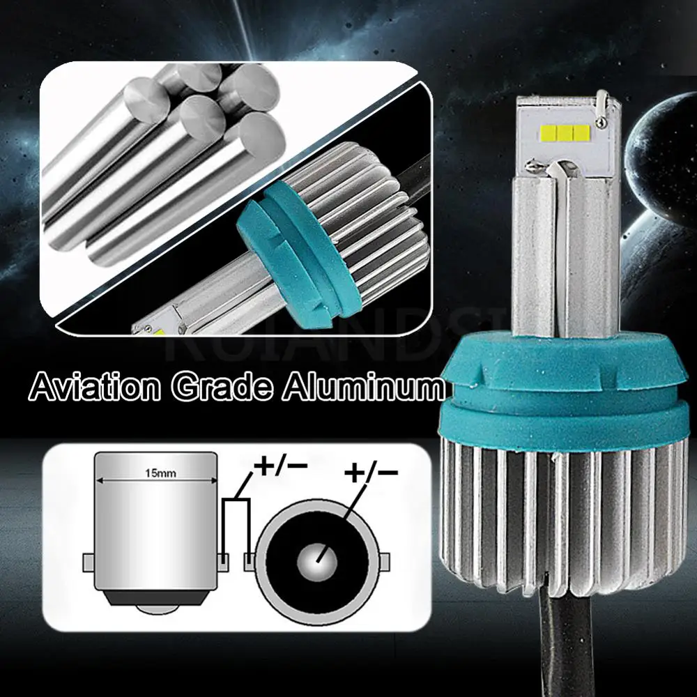 1 комплект светодиодный фонарь T15 W16W 1156 BA15S 1157 BAY15D 7443 T20 парковочный задний стоп