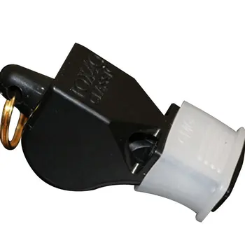 

Professional Plastic Whistle Outdoor Survival Whistle Sports Referee Football Rugby Whistle With Neck Wrist Cord