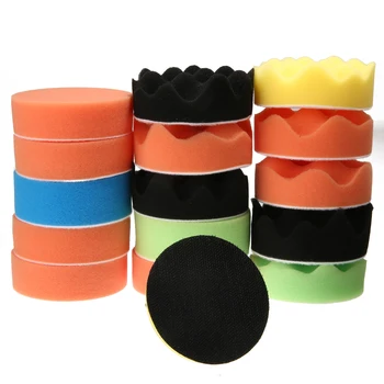 

18Pcs/Set 3inch Buffing Pad Polishing Pad Kit with Polishing Wheel For Car Polisher Sponge Polishing Pad Abrasive Tools