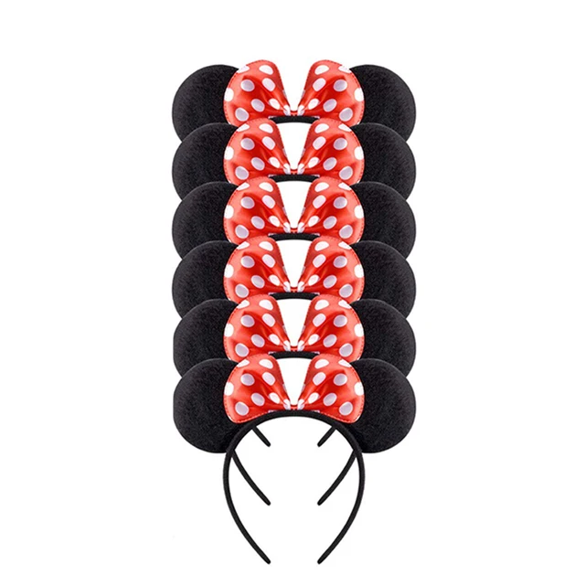 Mickey Mouse Theme Image Party Balloons Decoration Birthday Background Decor Baby Shower Supplies Children Party Supplies 6pcs red