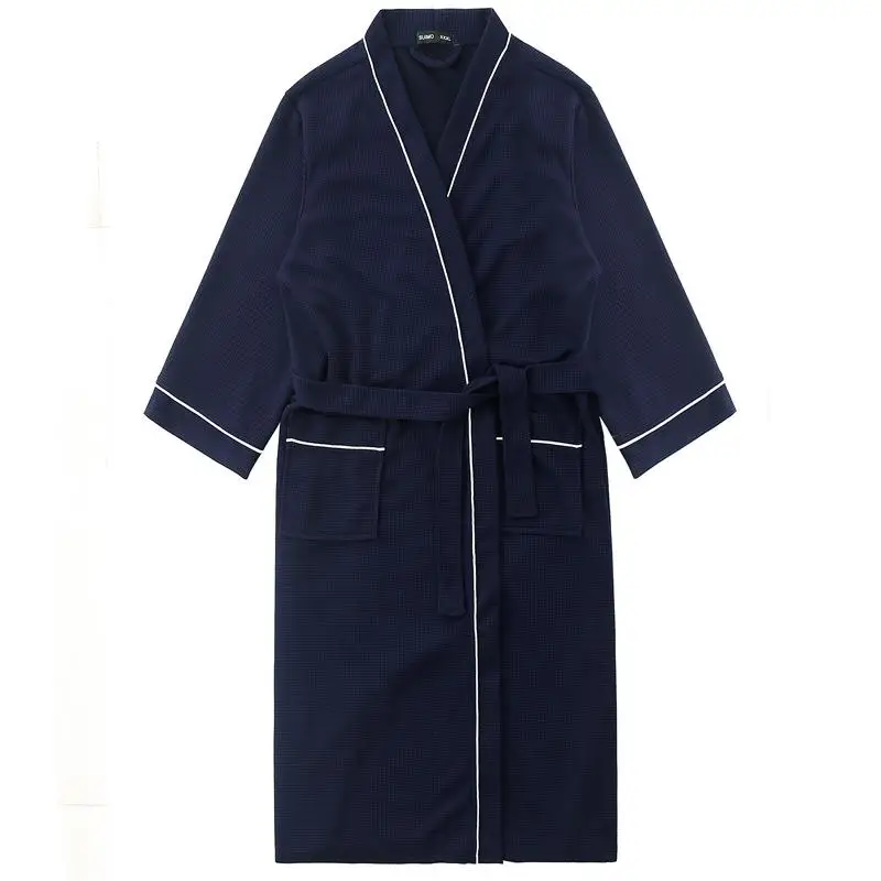 Кимоно Банный халат для влюбленных размера плюс 3XL, одежда для сна, повседневный халат, мягкая Ночная одежда, домашняя одежда, свободное неглиже, ночная рубашка Lougne - Цвет: Women