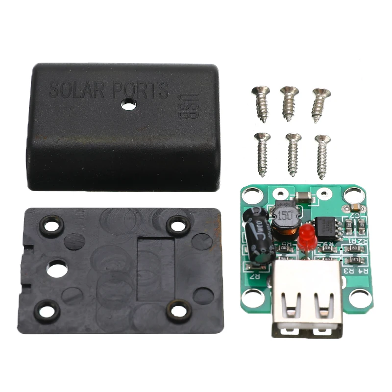 5V 2A солнечная панель питания USB контроллер напряжения заряда регулятор для складной крышки/зарядки телефона модуль питания с командой