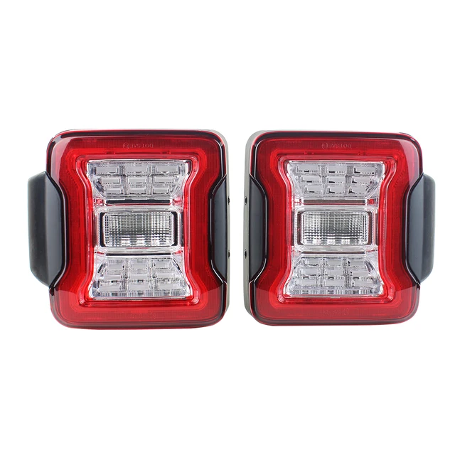 Kit Completo De Faros LED Combo Para Jeep Wrangler JK JKU 2007-2018 – 7″ + 4″, Luz Blanca Fría