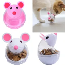 Питомец кошка Забавный стакан игрушка-кормушка мышь утечка мячи для еды домашнее животное утечка устройство забавная кошачья интерактивная игрушка