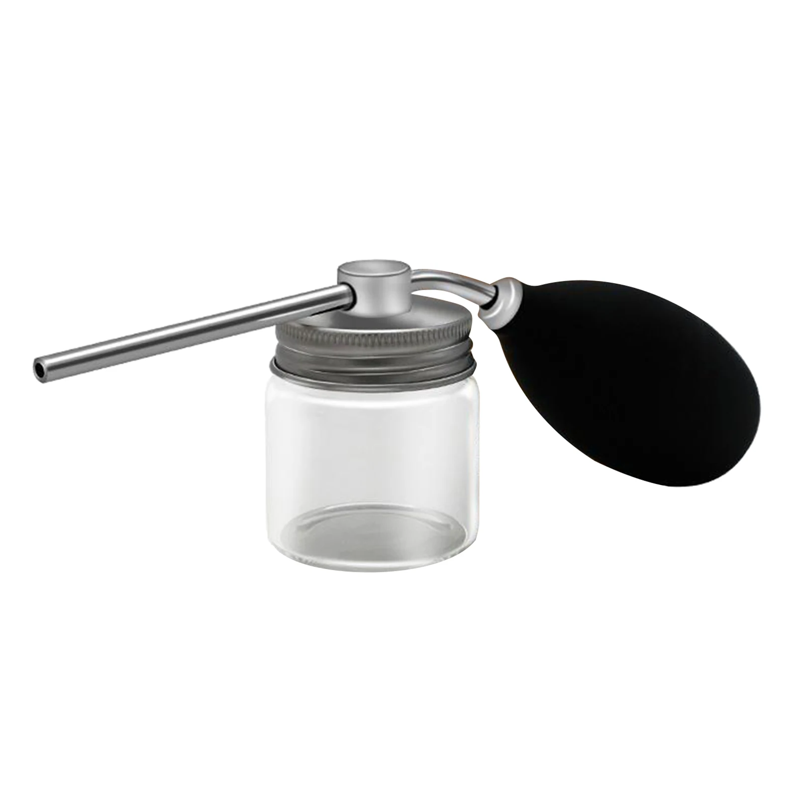 Powder Spray Bottle, Refillable Hair Fiber Applicator Talc Powder Blower Puffer for Hair Salon or Home Use