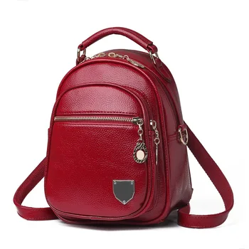 

Fashion Mini Women Backpack Soft Face Pu Geometric Female Bag Multifunctional Large Capacity Outdoor Travel Bag Small Backpack