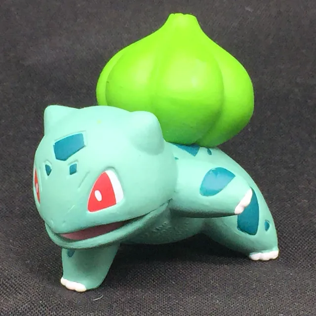 Tomy Pokemon 4-6cm Charmander Popplio Litten Pikachu Rowlet Treecko Eevee Fennekin Greninja Anime Action Figure Dolls Toy Bulbasaur3.8cm