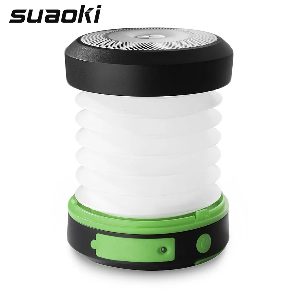 

Suaoki 800mah Solar Panel and USB Rechargeable Lantern Collapsible Light Flashlight Torch Waterproof for Camping Hiking Orange