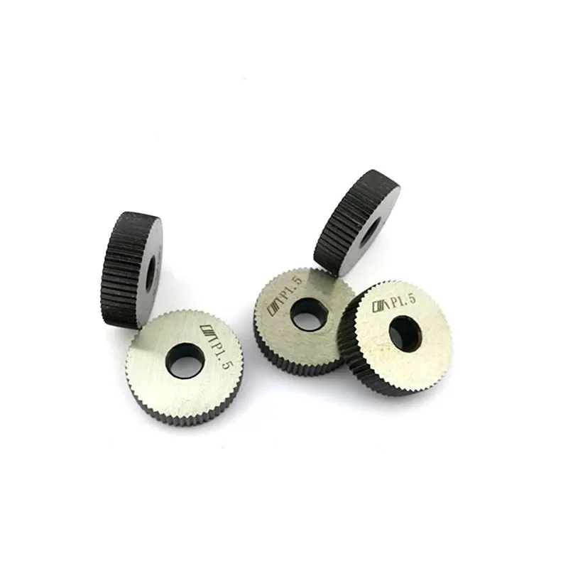 2PCS 1.0mm Pitch 8mm(ID)*28mm(OD)*8mm(H) Single Straight Wheel Knurling Linear