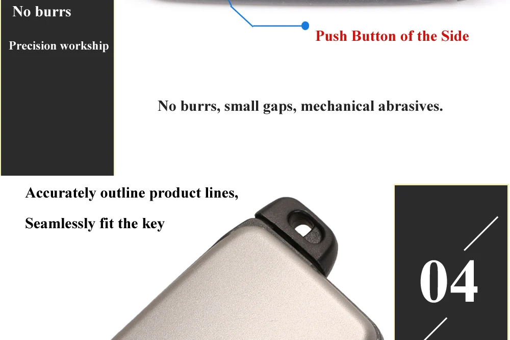 Keyforkess 10 pezzi di ricambio 2/3/4 pulsanti chiave Shell per Toyota Toyota Prius Land Cruiser Avalon Prado custodia per chiave a distanza per auto - H3c42fb88dbcd4ec7b2a47c4aa1a48b503