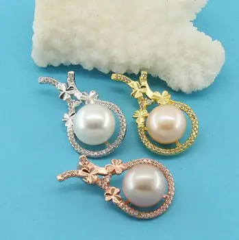

3 Color New Arrival Hot Party Pendant Mountings Findings Settings Jewelry Parts Fittings Women Accessories for Pearls