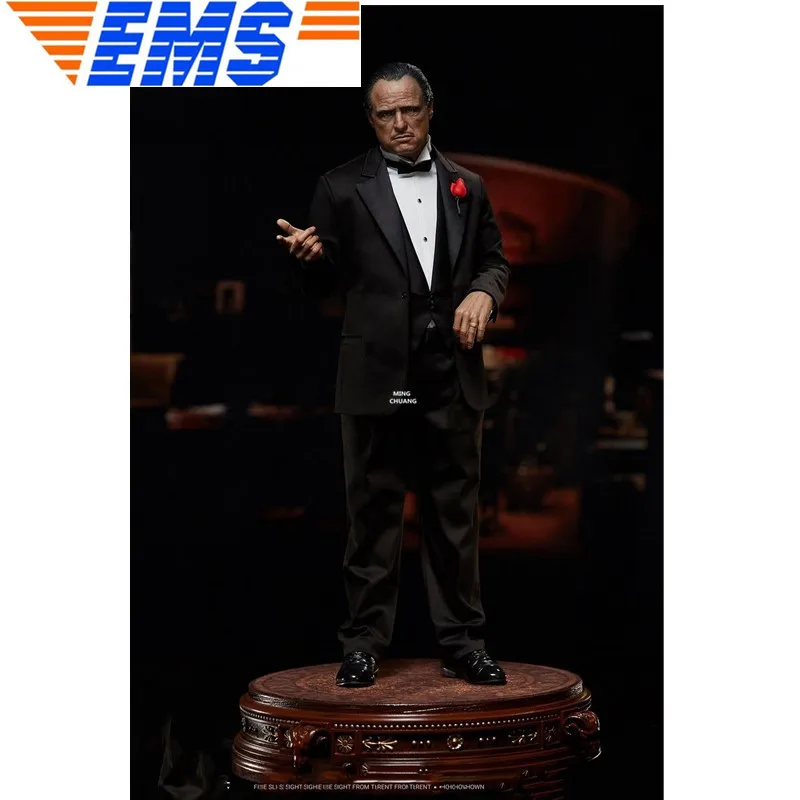 1" Статуя крестного отца Vito Corleone бюст мафия полная длина портрет Моделирование Ремесло анимационная фигурка GK игрушечная коробка 46 см V92