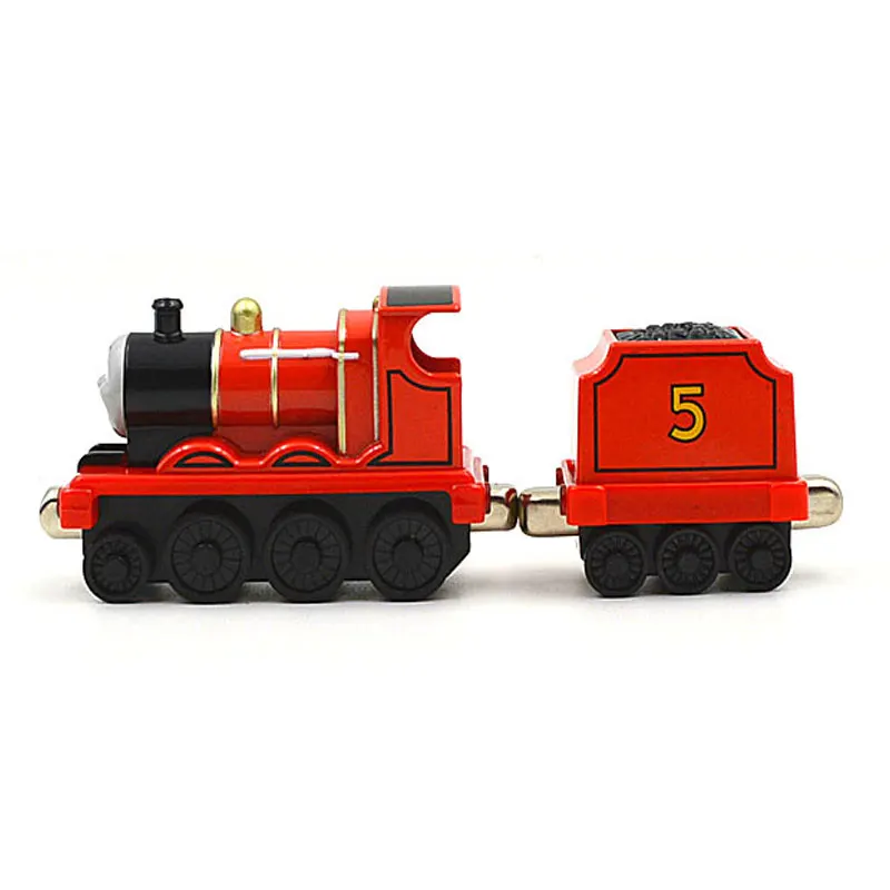 James cars set Настоящий Томас и друзья, новая модель поезда, металлическая пластиковая магнитная дорожка, железнодорожный вагон, семейные игры, игрушка для мальчика, рождественский подарок - Цвет: James cars set