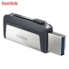 SanDisk – clé USB 3.1 de type-c, support à mémoire de 16GB 32GB 64GB 128GB, OTG, Ultra double interface, vitesse de lecture jusqu'à 3.1 M/s ► Photo 1/5