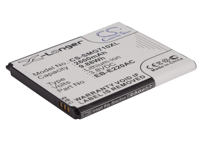 

cameron sino 2600mAh battery for SAMSUNG Galaxy Grand 2 2 Duos SM-G7102 G7105 G7105L G7106 G7108 G7108V G7109 G710L G710S
