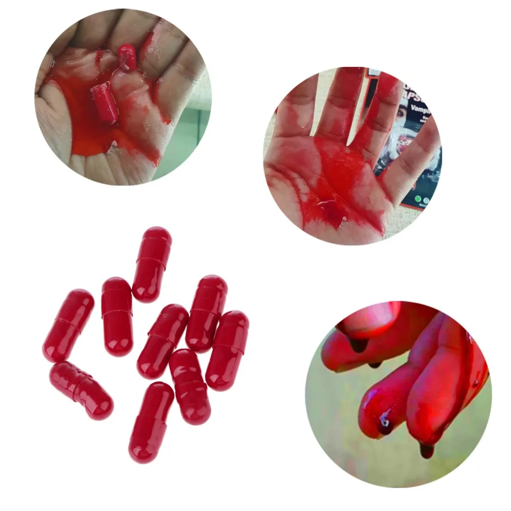 

Halloween Fun Joke Horror Scary Prank Toy Capsules Fake Blood Pills Vampire