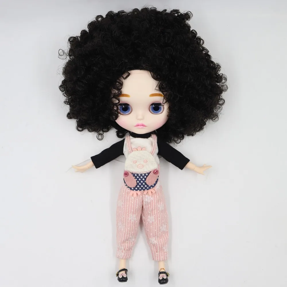 Neo Blythe Doll with Black Hair, White Skin, Matte Face & Jointed Body 2