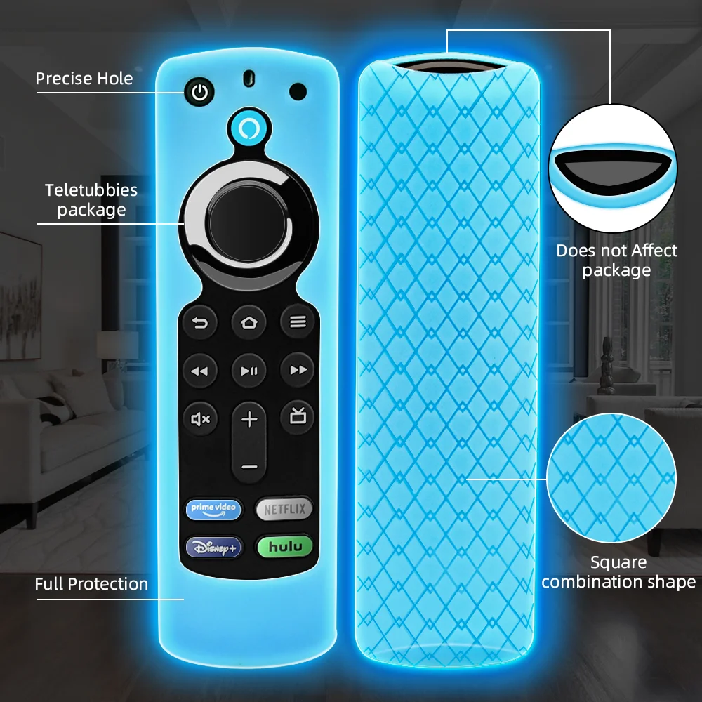 Silicone Remote Control Protective Case for Fire TV Stick 2021 JSW Mall
