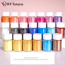 Kit de bricolage de 20 couleurs, remplissage de poudre à paillettes, jouets de décoration de Pigment, poudre de perle, additifs de colorant, colle moelleuse, cadeau visqueux