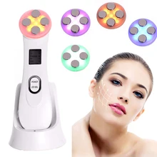 5 в 1 светодиодный светильник для подтяжки кожи RF EMS лица фотон омоложение лифтинг Подтяжка лица маска от морщин терапия красота уход