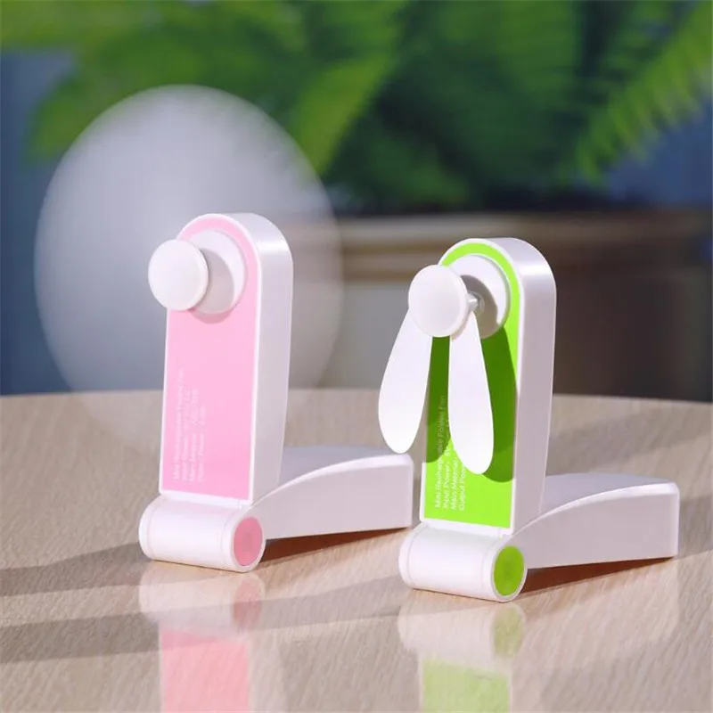 Usb карманный складной вентилятор электрический портативный Держать маленькие вентиляторы оригинальность маленькие домашние электроприборы Настольный Электрический вентилятор