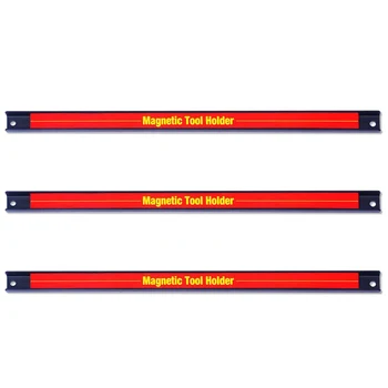 

Botique-3 Pieces (18 inch) 45cm netic Tool Holder Rod, Space Saving and Sturdy Storage Rack with Wall Mounting Screws