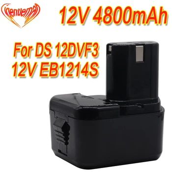 

High Quality 4800mAh 12V 4.8Ah Battery for Hitachi EB1214S 12V EB1220BL EB1212S WR12DMR CD4D DH15DV C5D , DS 12DVF3