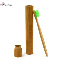OYOURLIFE зубная щетка из натурального бамбука чехол портативная наружная зубная щетка для путешествий защитная коробка держатель зубной