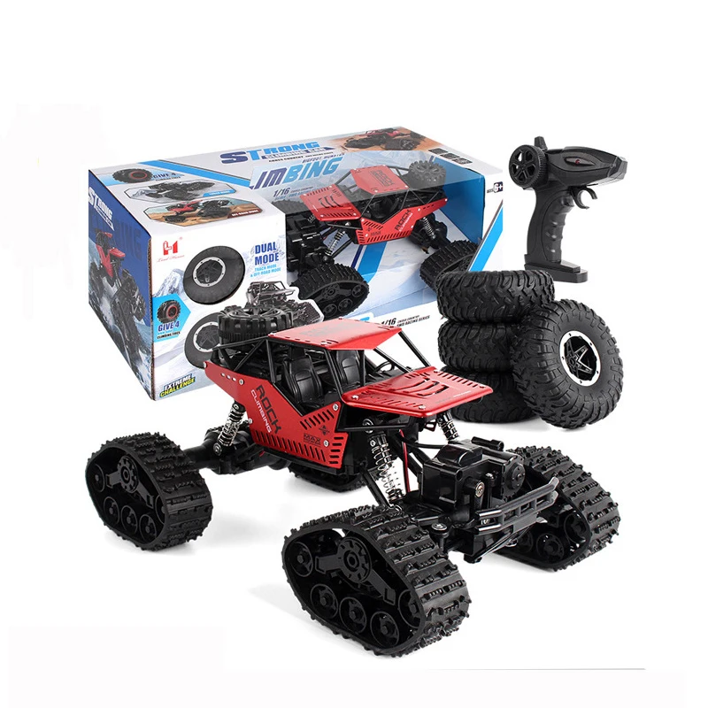 

RC car 2.4GHz wireless crawler climbing off-road four-wheel drive replaceable tire model toy gift for children