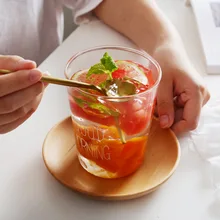 1 шт., хорошее утро, термостойкая стеклянная чашка, пивная кофейная чашка, набор, ручная работа, креативная пивная кружка, чайная чашка, виски, стеклянные чашки, посуда для напитков