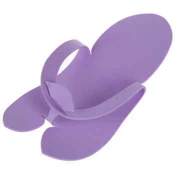 

12 Pair Disposable Slippers For Pedicure Salon Foot Spas Soft Flip Flop Foam Slipper