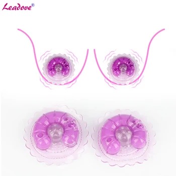 1 Pair Nipple Clip Vibrators Nipple Breast Massage G spot Stimulation Nipple Sticker Vibrators Sex Toys for Women XN0021 1