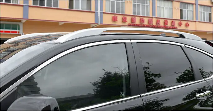 Подходит для Honda CR-V CRV 2012- Высокое качество Серебряный багажник на крышу боковой рельс багаж Перевозчик БАРС набор