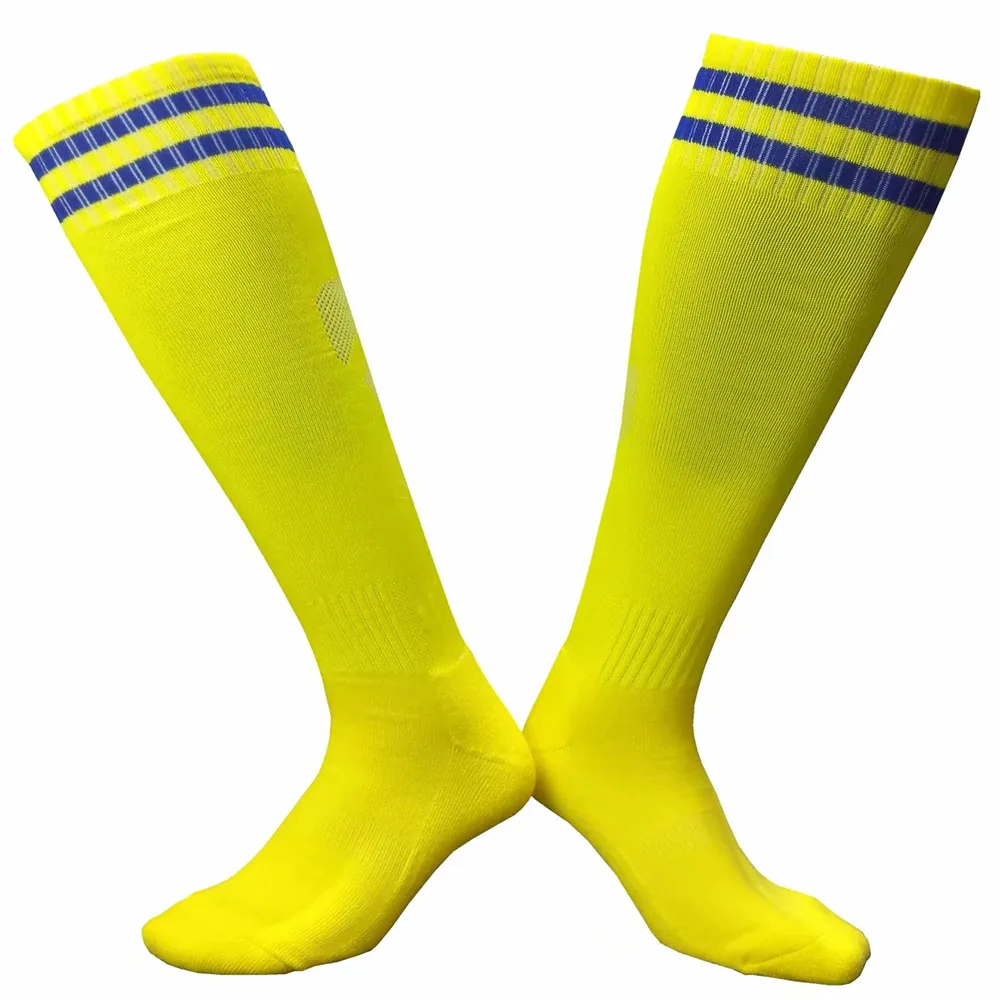 Women Men Kids Sports Soccer Socks Anti Slip Football Running Long Stocking Over Knee High Quality Calcetines Elastics Socks