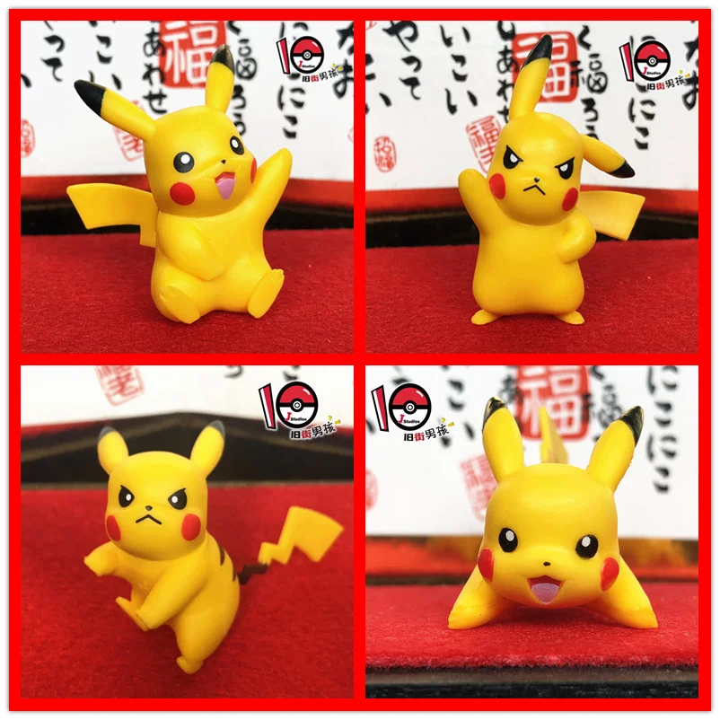 gi joe toys TAKARA TOMY Pokemon 4cm pikachu Eevee Togepi Mimikyu Scorbunny Grookey Sobble Charmander Bulbasaur Action figures models toys naruto toys