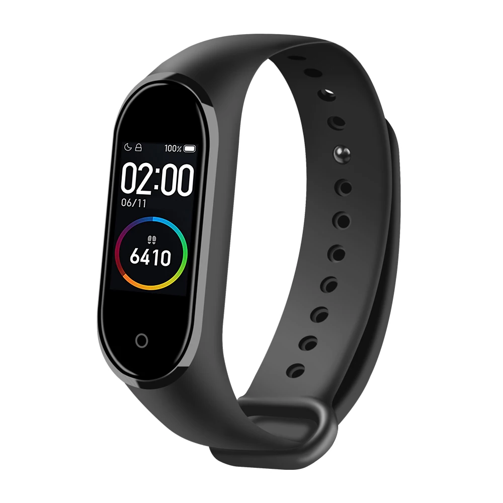 Влагостойкий смарт браслет Xiaomi Mi Band 4 спортивный трекер Bluetooth 3 цвета дисплей