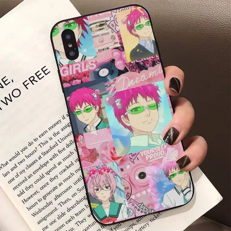 MaiYaCa The Disastrous Life of Saiki K Saiki Kusuo Phone Case for iPhone 11 12 pro XS MAX 8 7 6 6S Plus X 5S SE 2020 XR cover