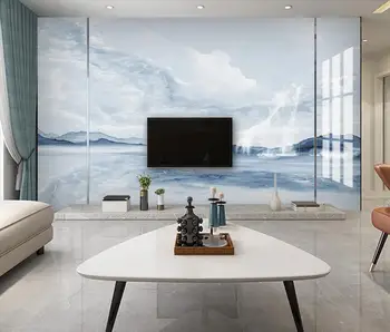 

Abstract Geometric Blue Marble Wallpaper Wall Mural 3D Large Photo Wallpaper Home Wall Decor Novelty Wall Paper Brick Wallpaper