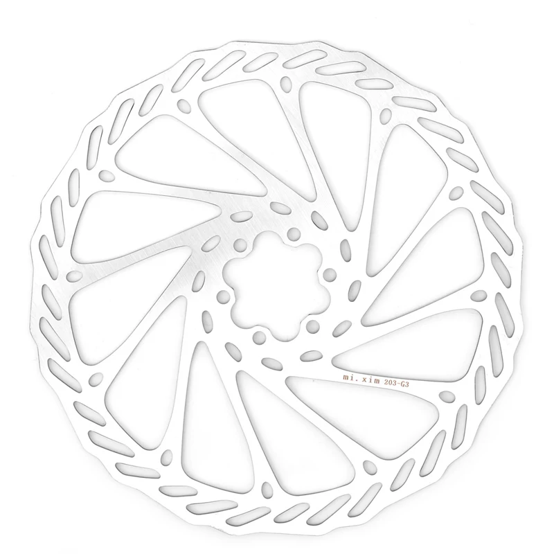 Новинка 203 мм нержавеющая сталь MTB велосипед дисковый тормоз ротор Горный Дорожный велосипед запчасти для велосипеда