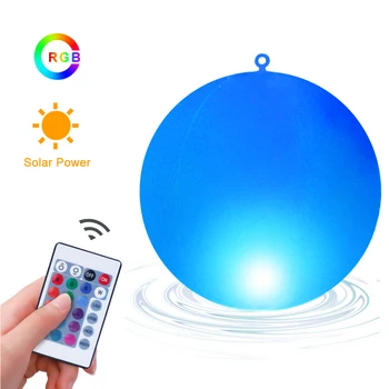 

Solar Swimming Pool Floating Ball Light Waterproof Folding Ball Lamp for Creative Design Outdoor Indoor Party Decoration