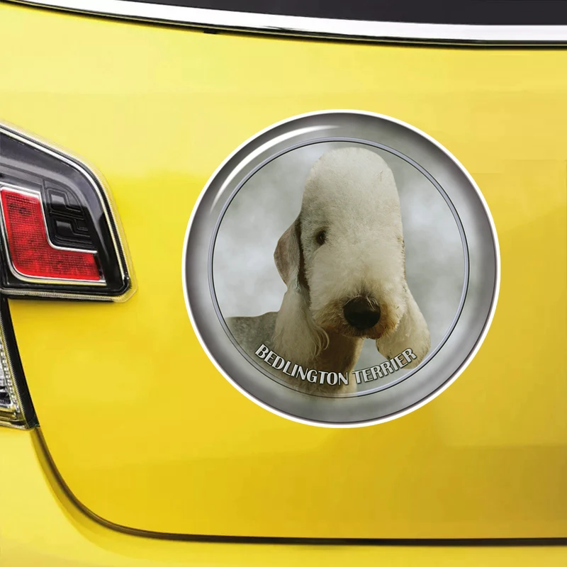 

S61939# Bedlington Terrier Dog Self-adhesive Decal Car Sticker Waterproof Auto Decors on Bumper Rear Window Laptop Choose Size