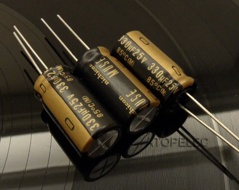 1 шт. новые электролитические конденсаторы Nichicon MUSE KZ 330 мкФ/25 в Hi-Fi аудио |