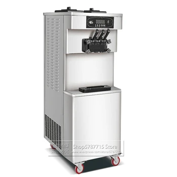

Factory Sell Full Automatic Floor Standing Ice Cream Maker Vending Machine 3 Flavor Commercial Soft Serve Ice Cream Machine